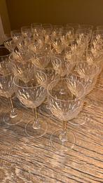 Kristallen glazen 35 stuks ( 1 witte wijn ontbreekt), Ophalen of Verzenden