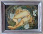 LUDO MARIMAN / NAAKTE VROUW / OLIEVERF PANEEL / 72x93cm KAD, Antiek en Kunst, Kunst | Schilderijen | Modern, Ophalen