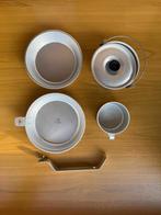 Kookset kamperen, Huis en Inrichting, Keuken | Potten en Pannen, Ophalen, Zo goed als nieuw, Aluminium, Overige typen
