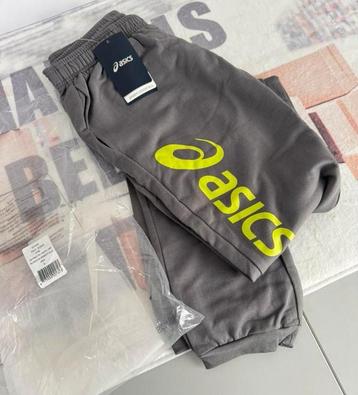 Pantalon de survêtement ASICS à grand logo Grey pour hommes, Enlèvement ou Envoi, Neuf, Taille 46 (S) ou plus petite, Gris
