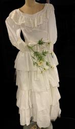 Pronuptia robe de mariée blanche, vintage romantique TB état, Pronuptia, Porté, Envoi, Blanc