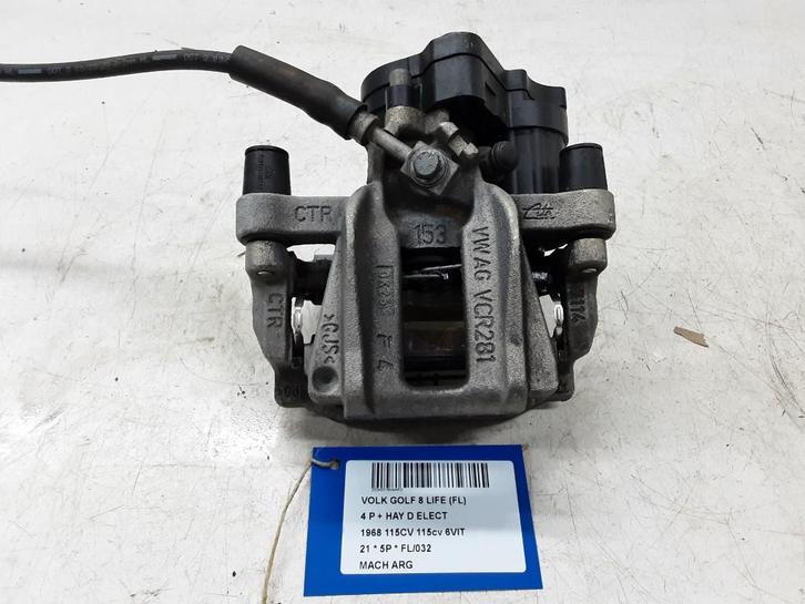 REMKLAUW LINKS ACHTER Golf VIII (CD1) (5R3615405), Auto-onderdelen, Remmen en Aandrijving, Volkswagen, Gebruikt