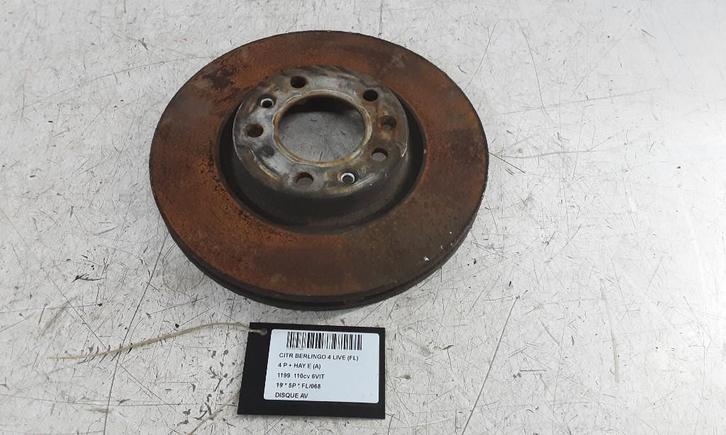 REMSCHIJF VOOR Citroën Berlingo Multispace (01-2017/-), Auto-onderdelen, Remmen en Aandrijving, Citroën, Gebruikt