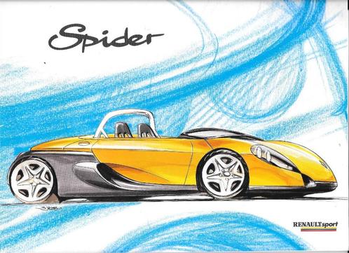 RENAULT SPIDER, Boeken, Auto's | Folders en Tijdschriften, Zo goed als nieuw, Renault, Ophalen of Verzenden