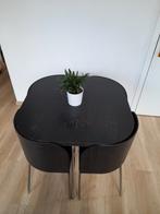 Vintagedesign Ikea Sandra Kragnert Fusion eettafel 4 stoelen, 50 tot 100 cm, Gebruikt, Metaal, Vintage