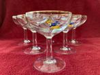 6 babycham glazen, Ophalen of Verzenden, Zo goed als nieuw, Glas, Glas of Glazen