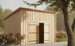 grenen garagepoort garagedeur, Ophalen, 120 cm of meer, 200 tot 215 cm, Hout