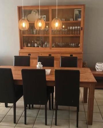 Teak eetkamer (zonder stoelen), Enlèvement, Utilisé, Landelijk