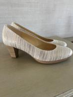 Gabor - beide/gouden feestpump - mt 37, Kleding | Dames, Schoenen, Ophalen, Pumps, Beige, Zo goed als nieuw