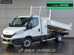 Iveco Daily 35C14 Kipper met Kist Dubbellucht 3,5t Trekhaak, Auto's, Bestelwagens en Lichte vracht, 100 kW, Stof, Gebruikt, Euro 6