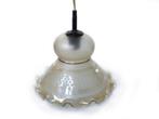 vintage glazen hanglamp, Huis en Inrichting, Gebruikt, Verzenden, Vintage, Glas