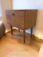 vintage houten nachtkastje / mini kastje, Antiek en Kunst, Ophalen of Verzenden