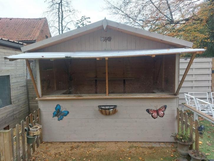 Winterbar/ vogelkooi, Tuin en Terras, Tuinhuizen, Zo goed als nieuw, Ophalen