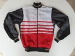 Vintage rood-wit-zwarte wielerjas (Wal-Mar Sport, W.M.S), Ophalen of Verzenden, Gebruikt, Kleding