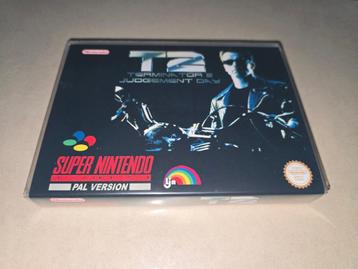 T2 Terminator 2 Judgement Day SNES Game Case