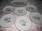 Limoges 18 visborden+ 1 groot serveerbord, Antiek en Kunst, Ophalen