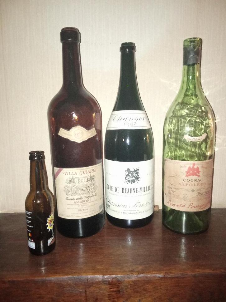 Dummies flessen voor verzamelaars - 3L, Verzamelen, Wijnen, Gebruikt, Overige typen, Frankrijk, Ophalen of Verzenden