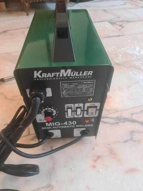 Lasapparaat halfautomaat kraftmuller MIG 430 Pro, Doe-het-zelf en Bouw, Gereedschap | Lasapparaten, Nieuw, Inverter, Minder dan 150 ampère