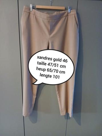 Broek xandres gold. Royale  46  beschikbaar voor biedingen