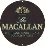 Reclamebord vintage Macallan whiskey - mancave poolhouse new, Verzamelen, Ophalen of Verzenden, Nieuw, Reclamebord