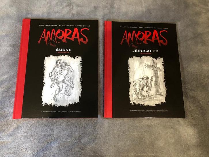 Suske en Wiske/Amoras - Artist Edition 1 + 2, Boeken, Stripverhalen, Nieuw, Complete serie of reeks, Ophalen of Verzenden