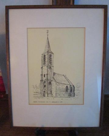 Tekening ST Jacobskapel in Galder beschikbaar voor biedingen