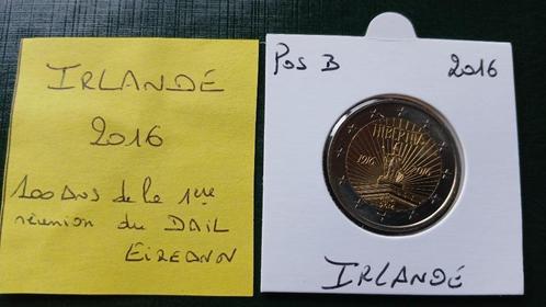2 € commémorative Irlande 2016, Postzegels en Munten, Munten | Europa | Euromunten, Losse munt, 2 euro, Ierland, Ophalen of Verzenden