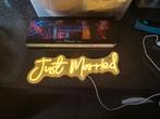 Lampe LED Just Married décoration mariage, Ophalen, Zo goed als nieuw