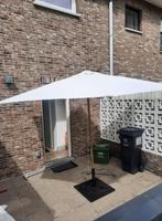 grote paraplu met zeer zware voet, Tuin en Terras, Parasols, Ophalen, Zo goed als nieuw, Waterdicht