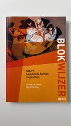 Cel IV Moleculaire biologie en genetica geneeskunde/tandheel, Boeken, Ophalen, Nieuw, Overige vakken