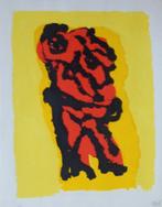 KAREL APPEL / ROUGE JAUNE / ZEEFDRUK / 89x70cm / SIG / 1978, Ophalen of Verzenden