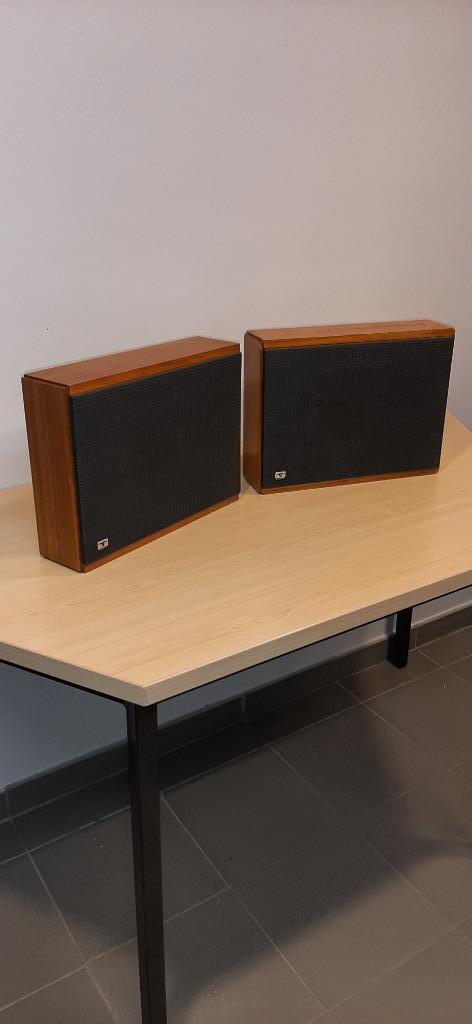 TELEVIC you verdi k3/vintage (!! Belgisch merk!!), Audio, Tv en Foto, Luidsprekerboxen, Gebruikt, Front, Rear of Stereo speakers