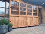 Teak xxl 300 cm buffetkast/vitrinekast GRATIS LEVERING, Huis en Inrichting, Ophalen of Verzenden, Zo goed als nieuw