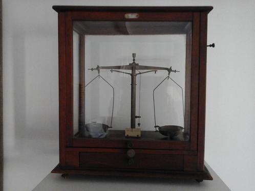 VRIJ UNIEKE ANTWERPSE DIAMANTAIRS WEEGSCHAAL VAN ROND 1900, Antiek en Kunst, Antiek | Gereedschap en Instrumenten, Ophalen