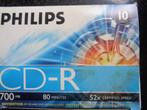 PHILIPS CD-R 700mb  80MIN., Computers en Software, Beschrijfbare discs, Ophalen of Verzenden, Nieuw, Cd, Philips