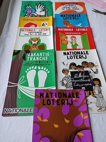 Affiches Nationale Loterij eind jaren '60-begin jaren '70 beschikbaar voor biedingen