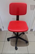Bureaustoel rood, Ophalen, Zo goed als nieuw, Rood, Bureaustoel