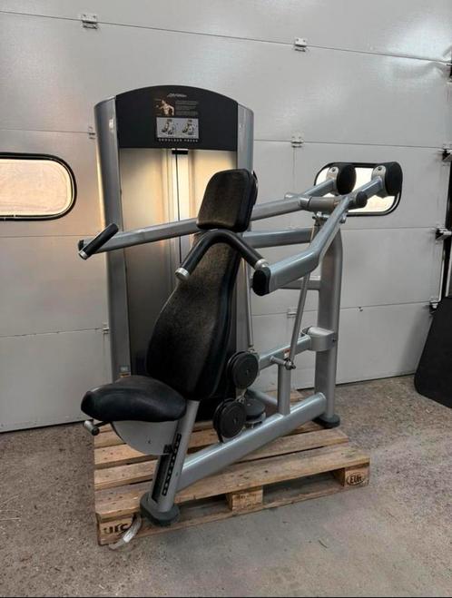 Life fitness signature line shoulder press / schouders, Sport en Fitness, Fitnessmaterialen, Gebruikt, Overige typen, Armen, Benen