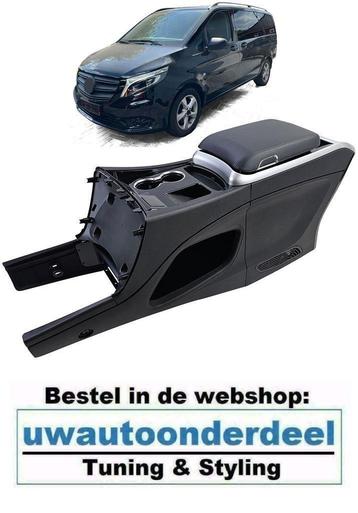 Middenconsole Armsteun Middenarmsteun Zwart Voor MB Vito W44, Envoi