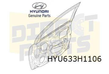 Hyundai i10 (1/14-2/20)  voorportier rechts (te spuiten) (bi beschikbaar voor biedingen