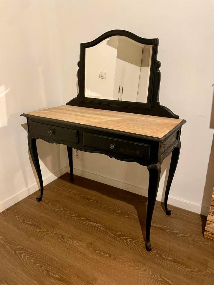 Coiffeuse en chene massief- années 30, Maison & Meubles, Tables | Coiffeuses, Utilisé, 100 à 150 cm, 100 à 150 cm, Bois, Enlèvement