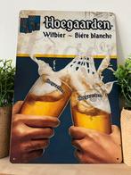 Metalen reclamebord Hoegaarden, Ophalen of Verzenden, Nieuw, Reclamebord, Plaat of Schild