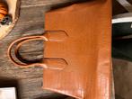 Croco tas, Handtassen en Accessoires, Tassen | Damestassen, Ophalen, Gebruikt, Bruin, Handtas