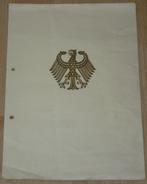 Ereoorkonde / Ehrenurkunde Oberlokomotivfuhrer, Hamburg 1958, Verzamelen, Ophalen of Verzenden, Gebruikt, Trein, Overige typen