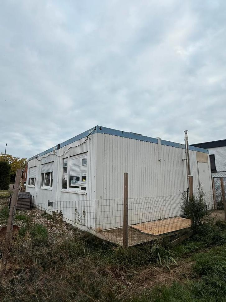 Woonunit - 54m2, Caravans en Kamperen, Caravans, Particulier, Airco, Douche, Kachel, Ophalen
