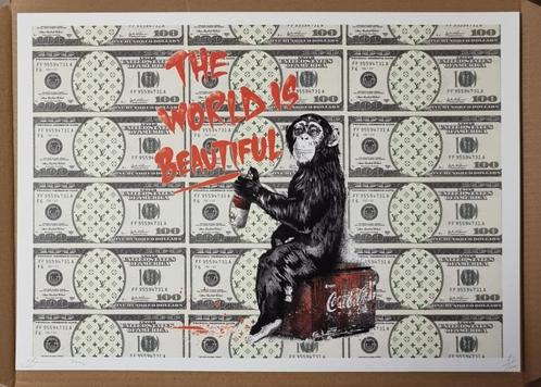 Banksy - Death NYC - A/P - Ltd Ed Signé A/P Pop Art Pr, Antiquités & Art, Art | Lithographies & Sérigraphies, Enlèvement ou Envoi