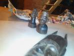 Authentieke antieke afrikaanse beeldjes en masker, Antiek en Kunst, Ophalen of Verzenden
