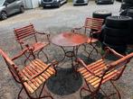 Antieke tuinset met tafel, Ophalen