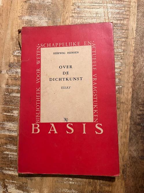 Over de dichtkunst, essay - Herwig Hensen, Boeken, Gedichten en Poëzie, Gelezen, Eén auteur, Ophalen of Verzenden