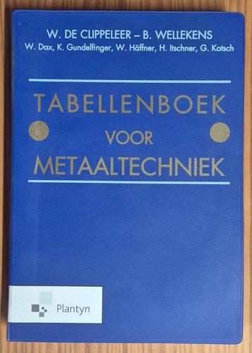 Tabellenboek voor metaaltechniek beschikbaar voor biedingen
